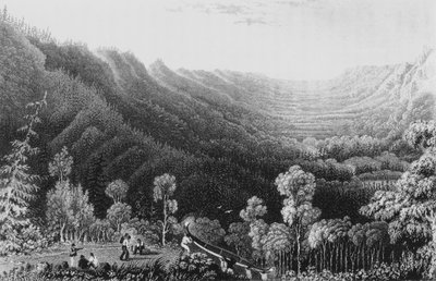 Tal des Clearwater River vom Methye Portage, 1828 von George Back